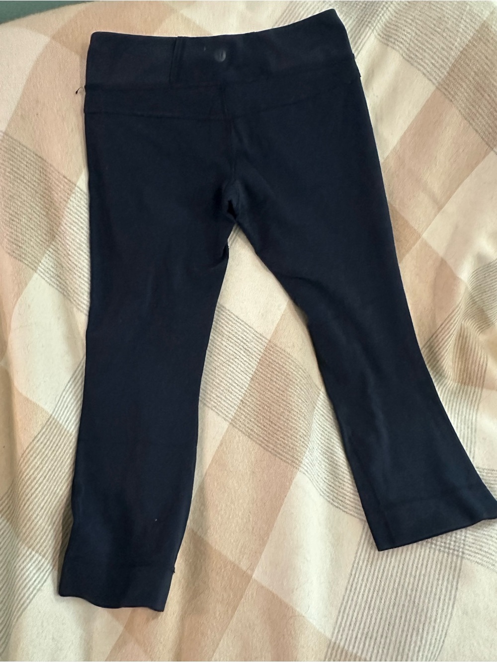 lululemon athletica Navy Blue Cropped Leggings